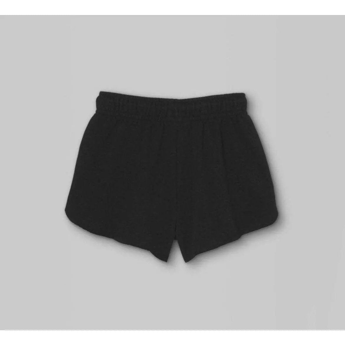 High-Rise Dolphin Shorts - Wild Fabler Black Small by Selzalot
