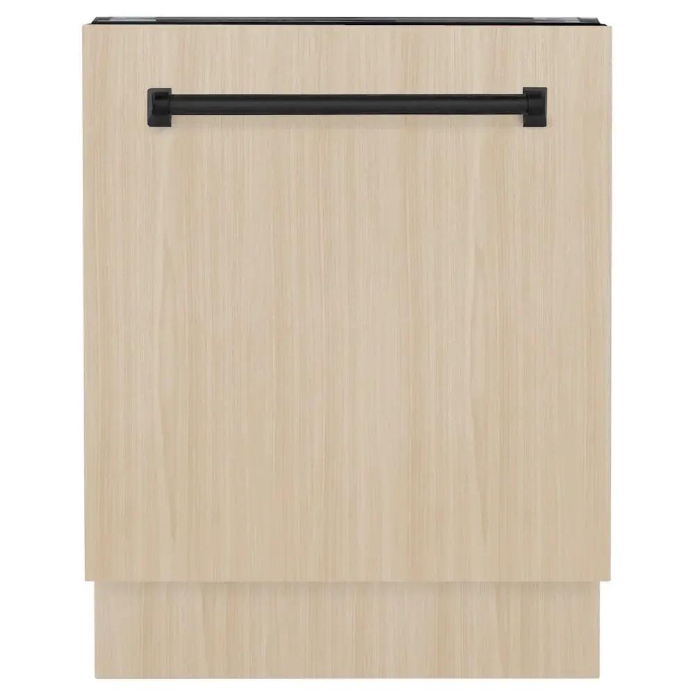 ZLINE Autograph 24" Dishwasher Stainless, Matte Black DWVZ-24-MB by Farmhouse Kitchen and Bath