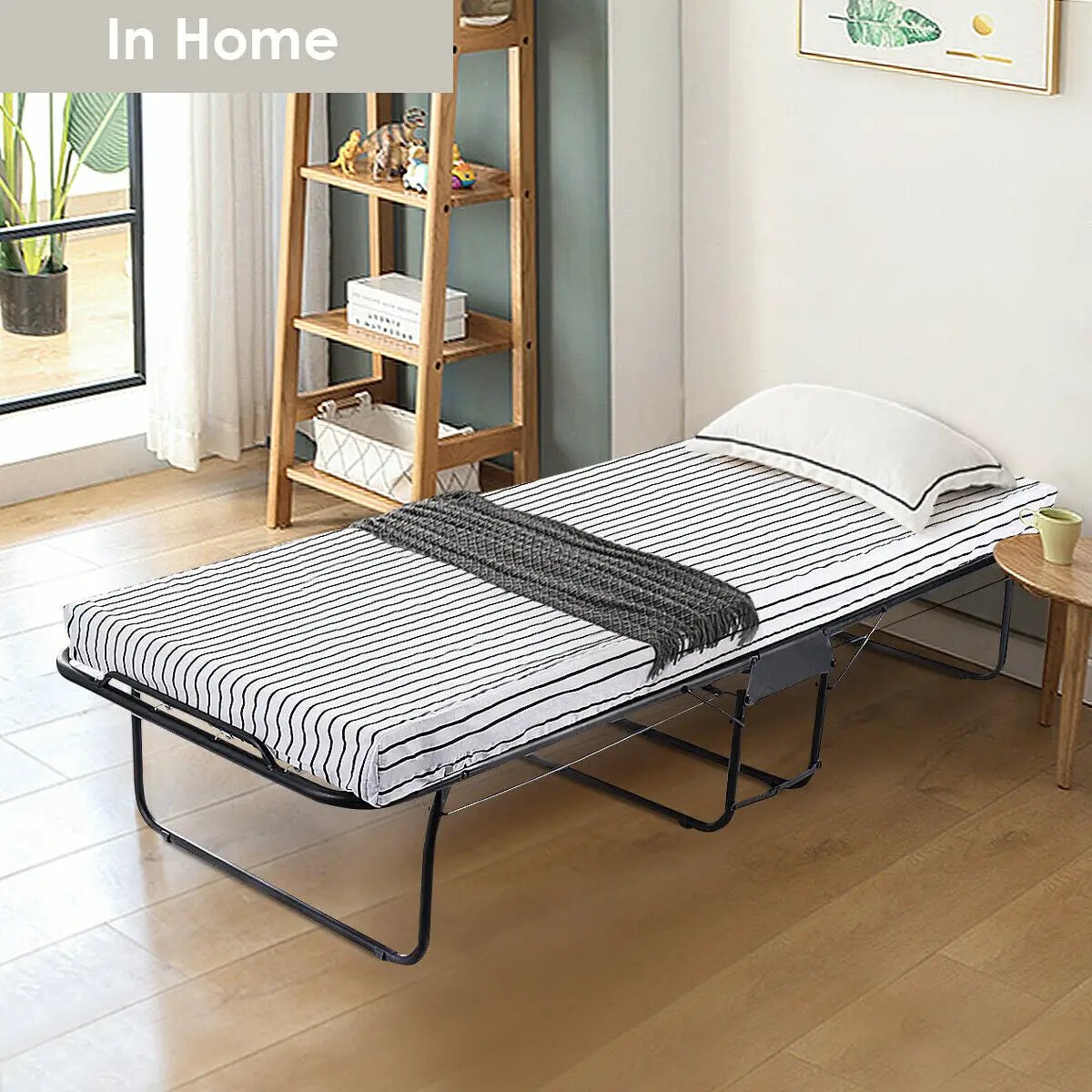 75 x 31 Inch Folding Guest Bed with Foam Mattress by DirectDeals