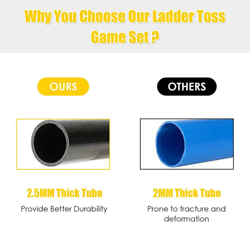 Ladder Ball Toss Game Bolas Score Tracker Carrying Bag by DirectDeals