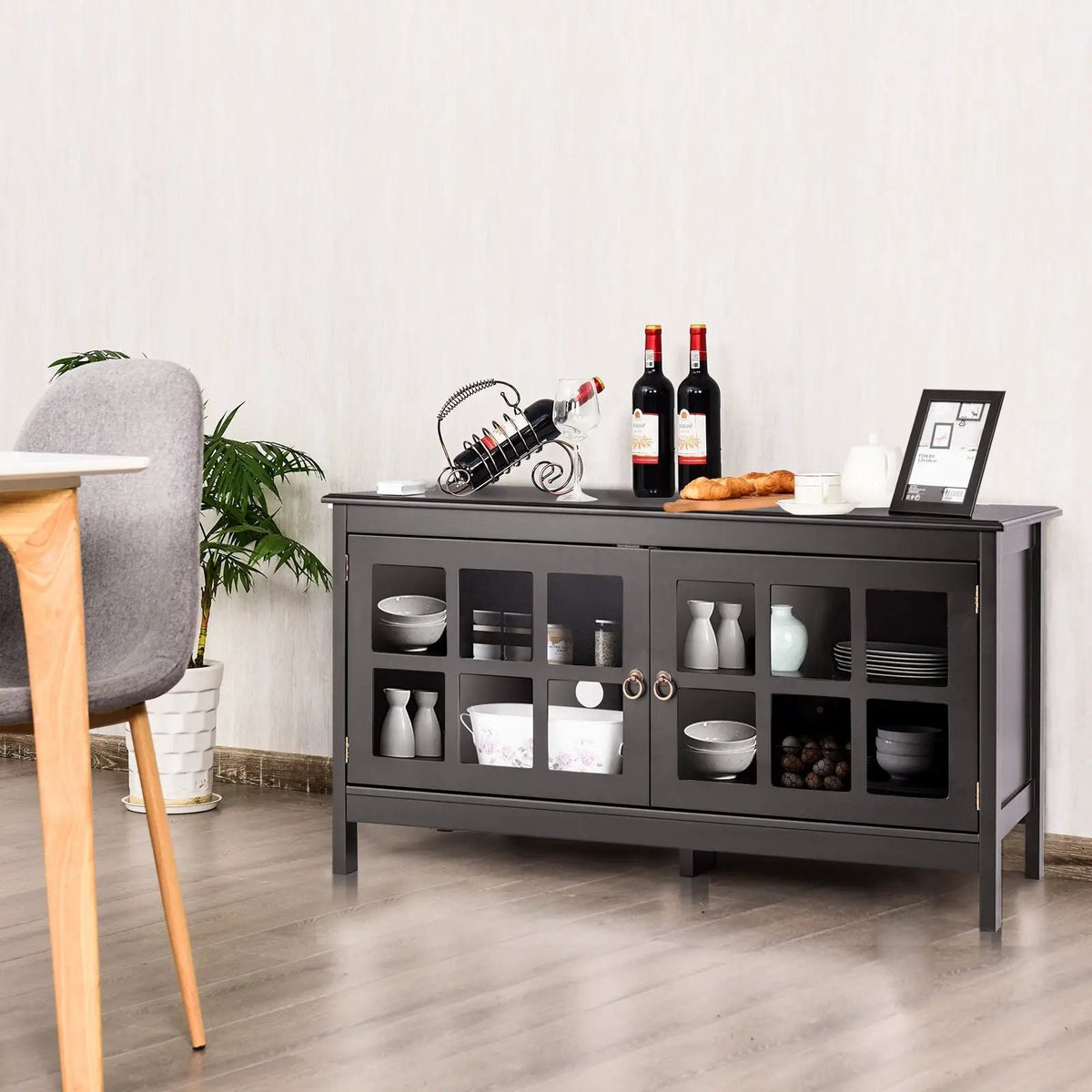 50 Inch Modern Wood Large TV Stand Entertainment Center for TV, photo 2 of 16