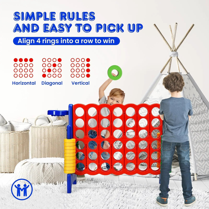 2.5Ft 4-to-Score Giant Game Set-Green by DirectDeals