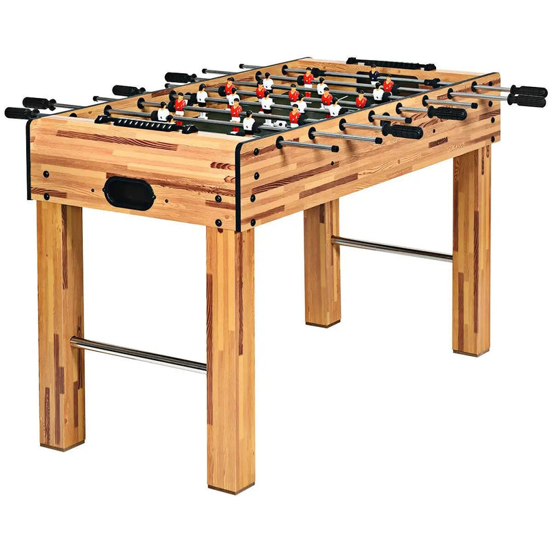 48 Inch Foosball Table Indoor Soccer Game-Beige by DirectDeals