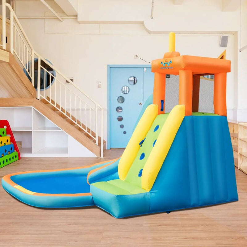 Inflatable Water Slide Kids Bounce House with 740W Blower by DirectDeals