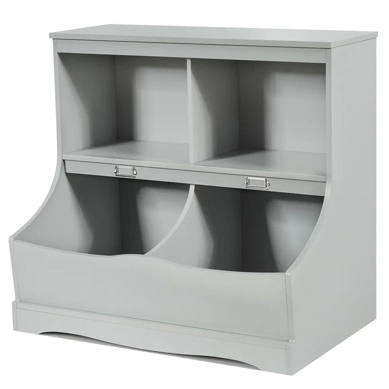 Kids Floor Cabinet Multi-Functional Bookcase by DirectDeals