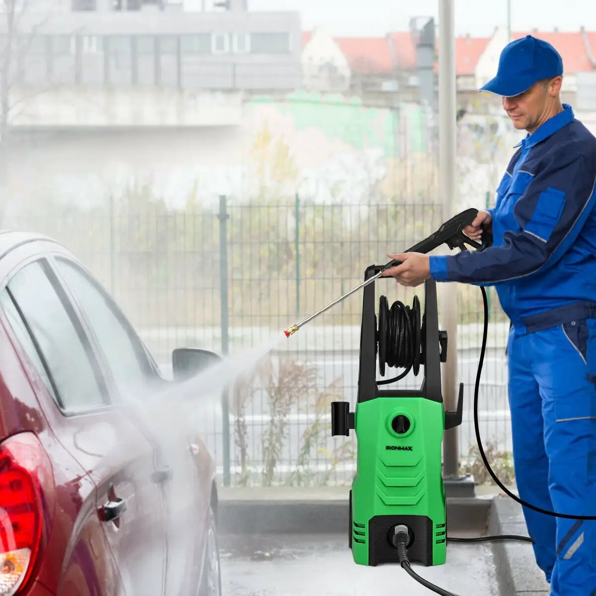 3500PSI Electric Pressure Washer with Wheels