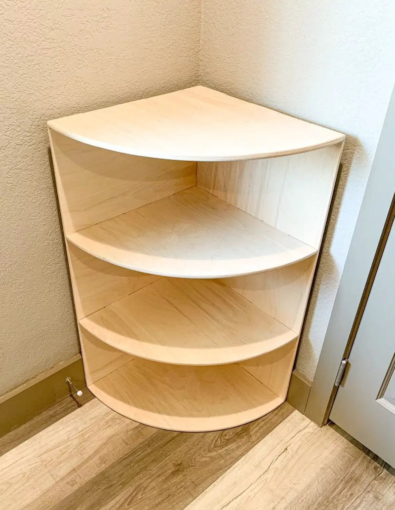 SCARLET- Corner Toy Shelf by Bush Acres