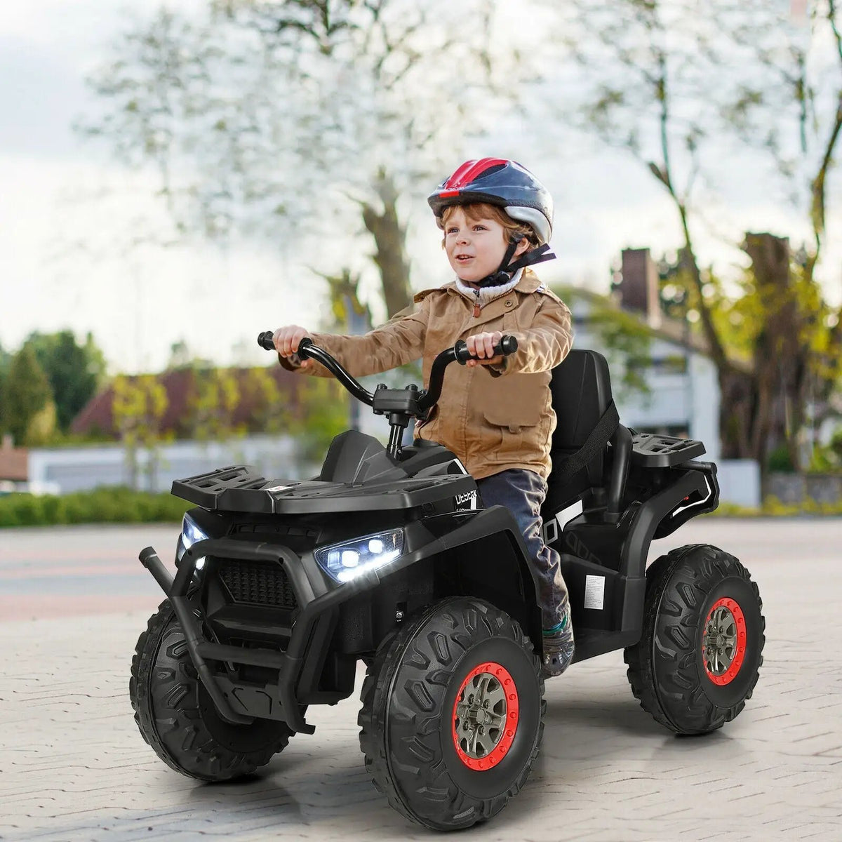 12 V Kids Electric 4-Wheeler ATV Quad with MP3 and LED Lights