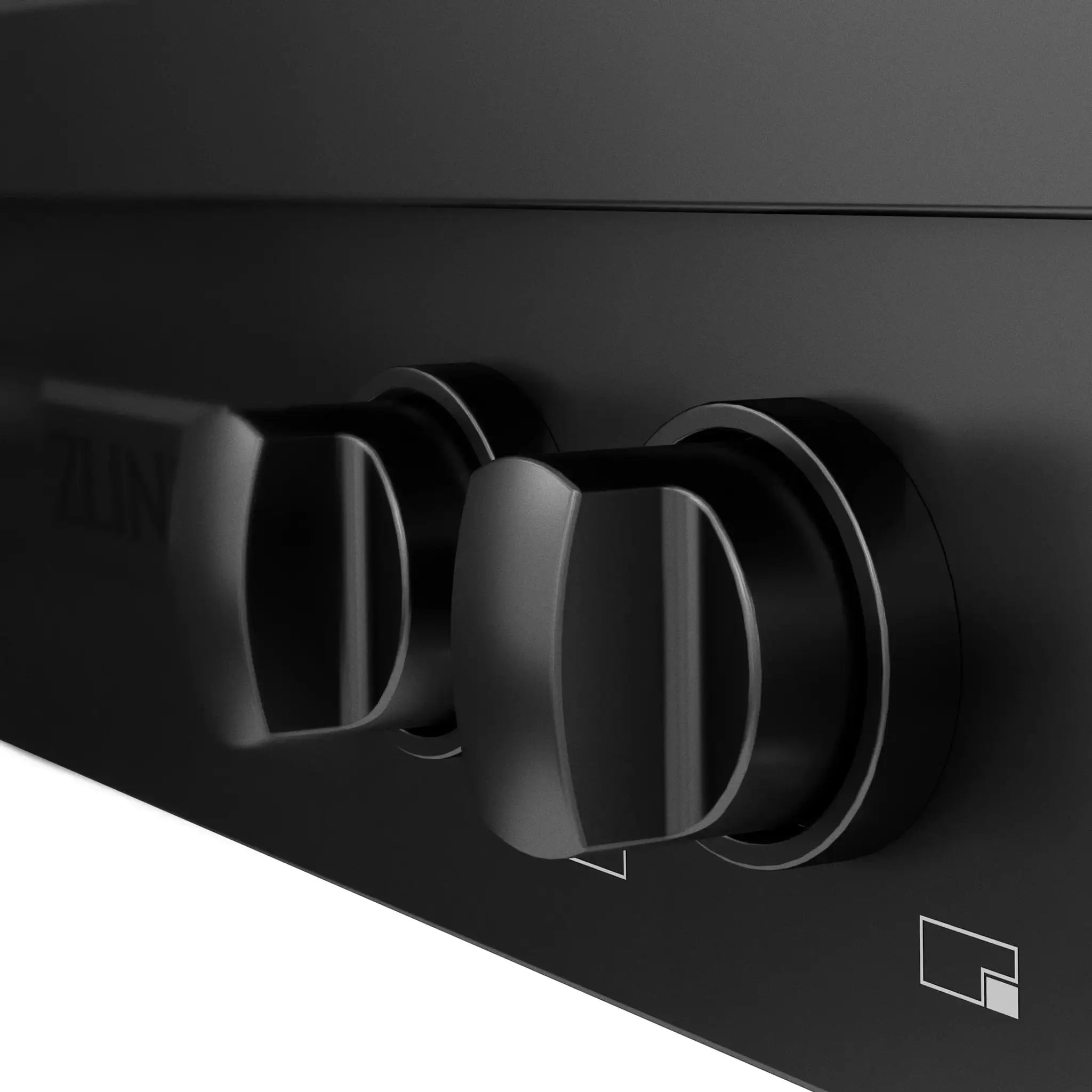 ZLINE 30" Paramount Gas Rangetop Black Stainless Steel Brass Burners SRTB-BR-30 by Farmhouse Kitchen and Bath
