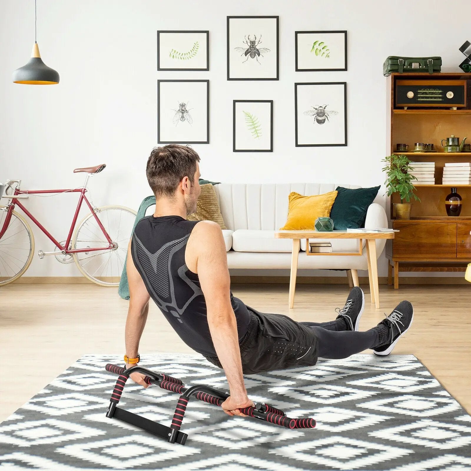 Multi-Purpose Pull Up Bar for Doorway by DirectDeals