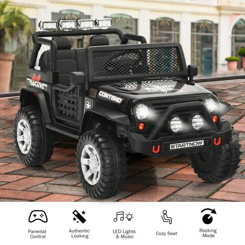 12V Kids Electric Ride On Truck with Remote Control and Operation Lever, photo 2 of 11