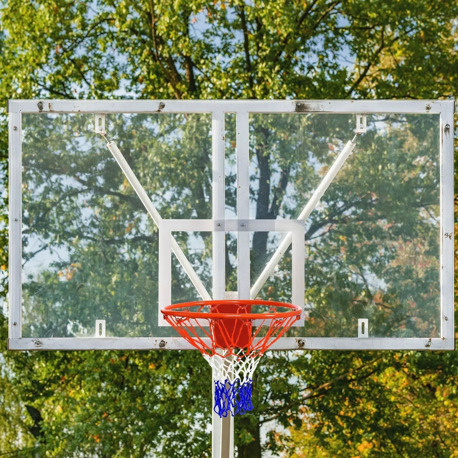 18 Inch Replacement Basketball Rim with All-Weather Net by DirectDeals