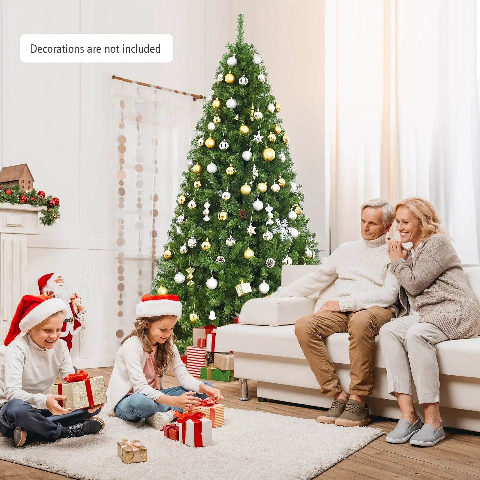 PVC Artificial Christmas Tree Premium Hinged by DirectDeals