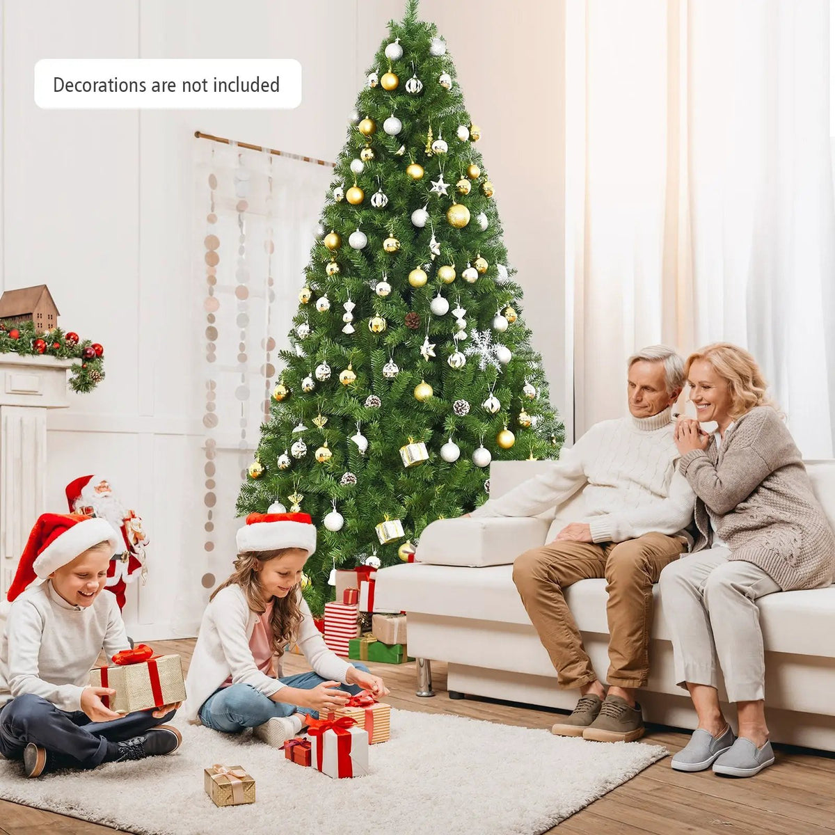 PVC Artificial Christmas Tree Premium Hinged, photo 19 of 24