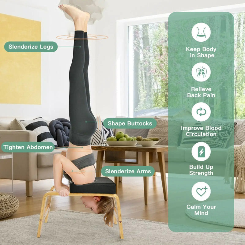 Yoga Headstand Bench by DirectDeals