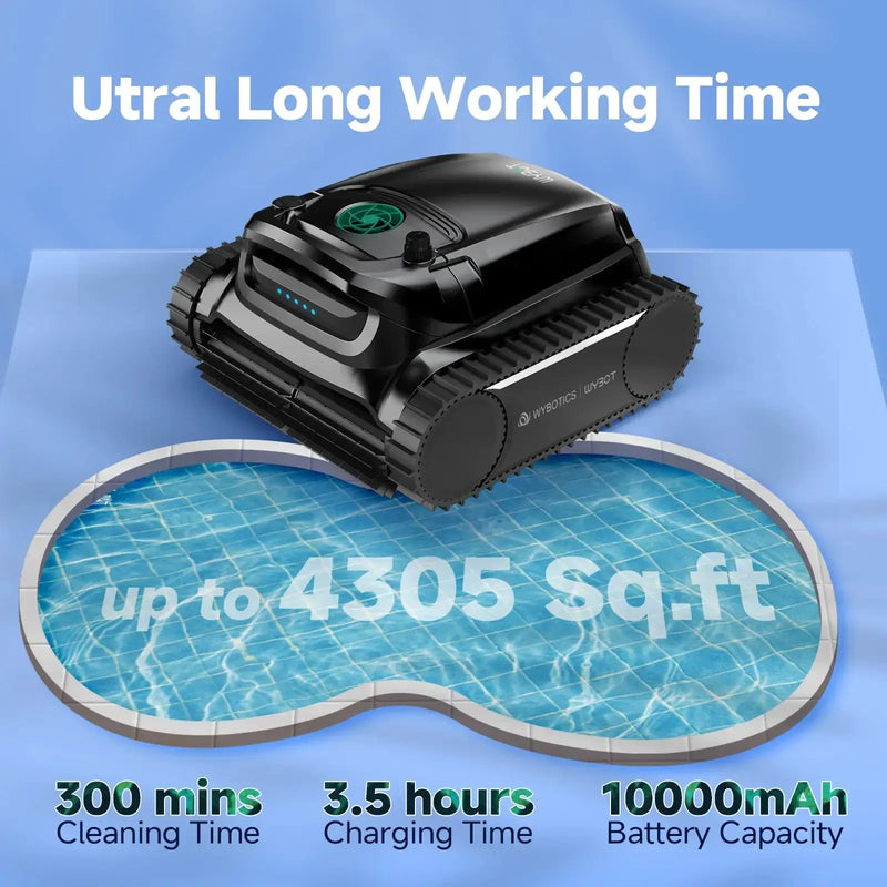 WYBOT M1 Cordless Robotic Pool Cleaner by WYBOT