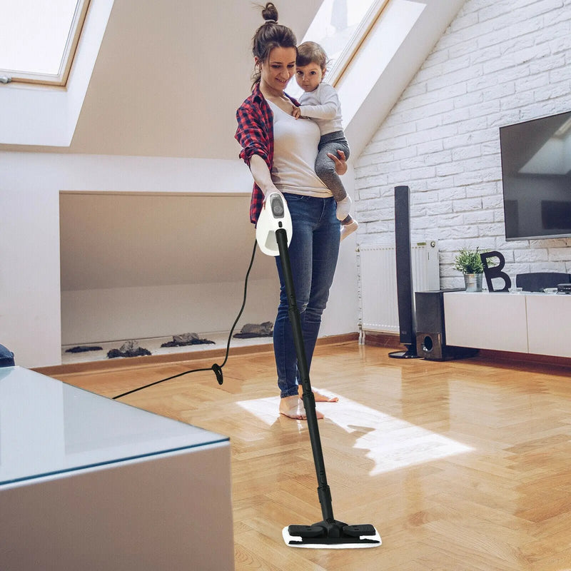 1400W Multipurpose Pressurized Steam Cleaner With 17 Pieces Accessories by DirectDeals