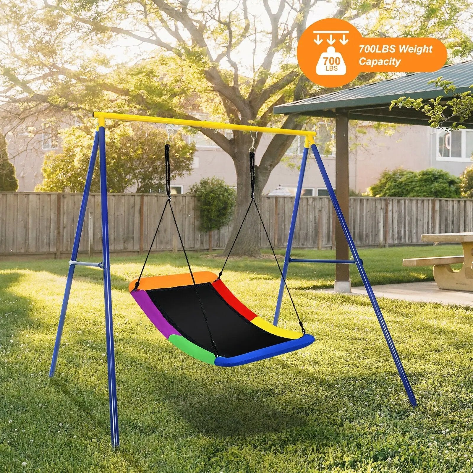 60 Inch Platform Tree Swing 700 lbs for Kids and Adults by DirectDeals