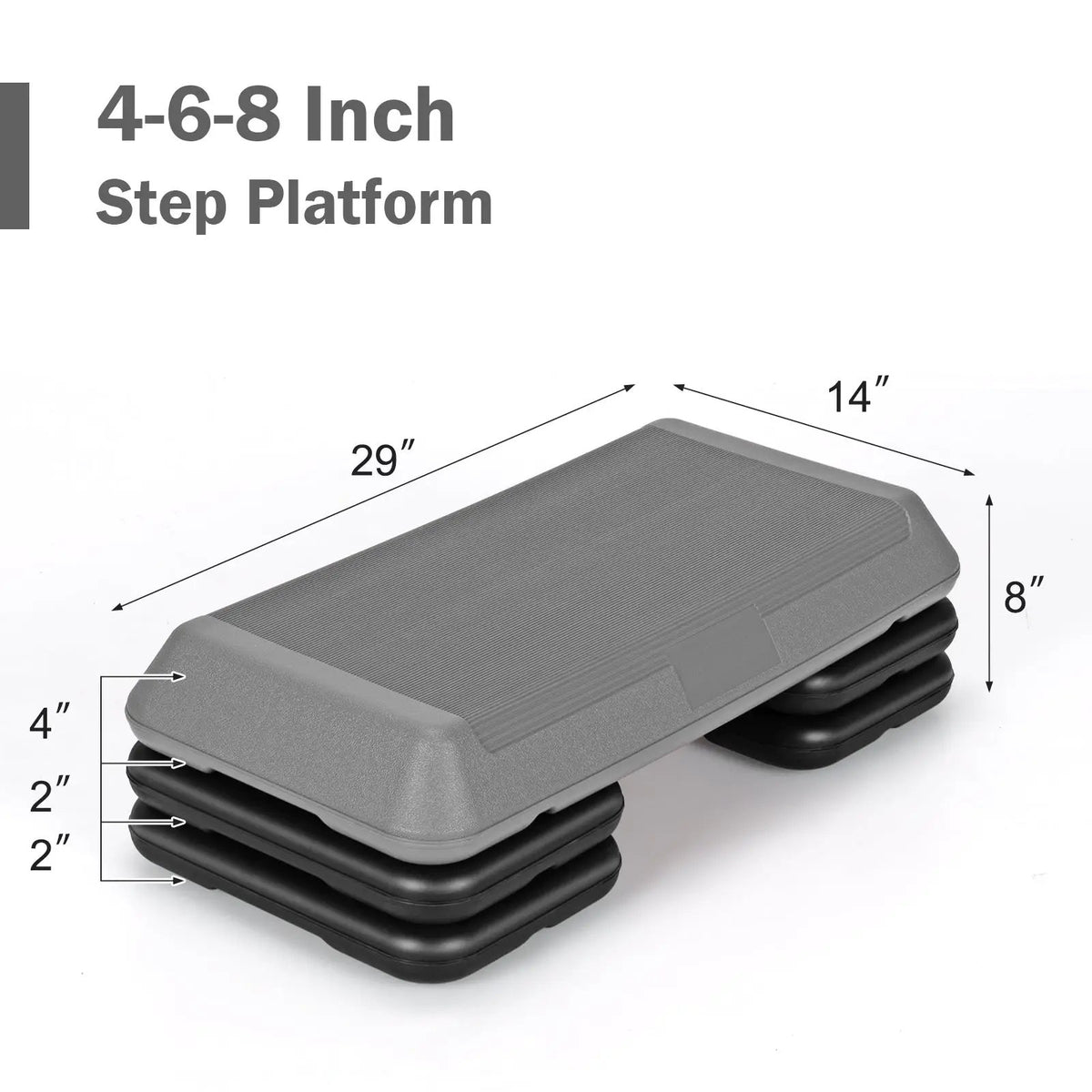 29 Inch Adjustable Workout Fitness Aerobic Stepper Exercise Platform, photo 14 of 24