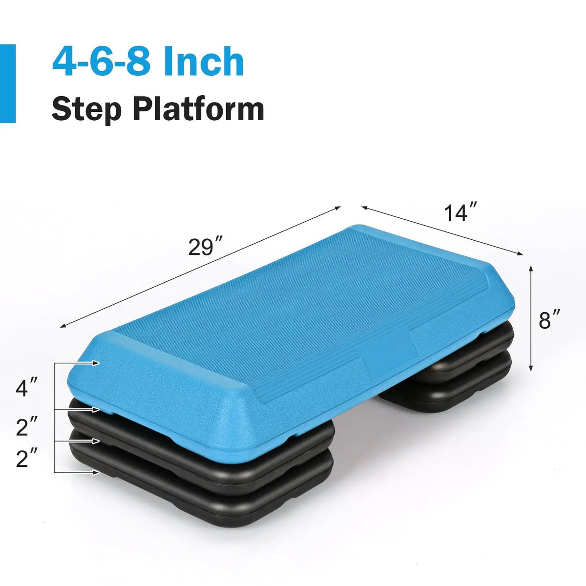 29 Inch Adjustable Workout Fitness Aerobic Stepper Exercise Platform, photo 15 of 24