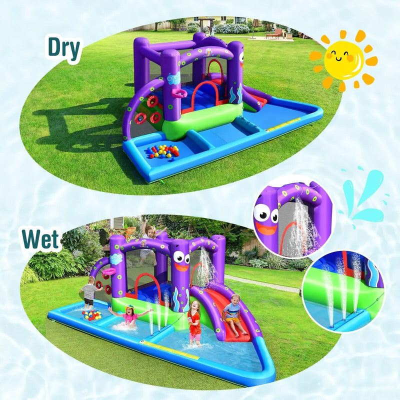 Inflatable Water Slide Castle without Blower by DirectDeals