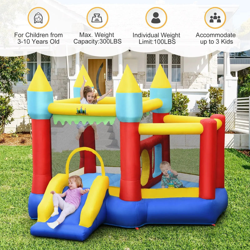 Kid's Inflatable Bouncer with Jumping Area and 480W Blower by DirectDeals