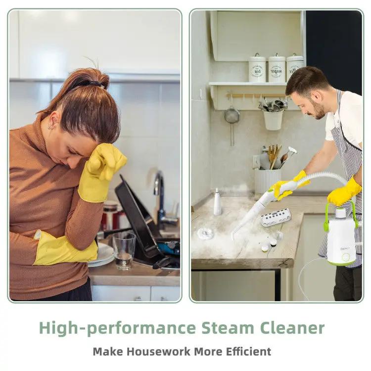 1000W Multifunction Portable Hand-held Steam Cleaner with 10 Accessories, photo 4 of 11