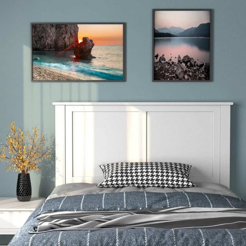 Solid Wood Flat Panel Headboard for Twin-size Bed by DirectDeals