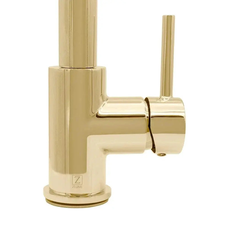 ZLINE Dante Kitchen Faucet In Polished Gold, DNT-KF-PG by Farmhouse Kitchen and Bath