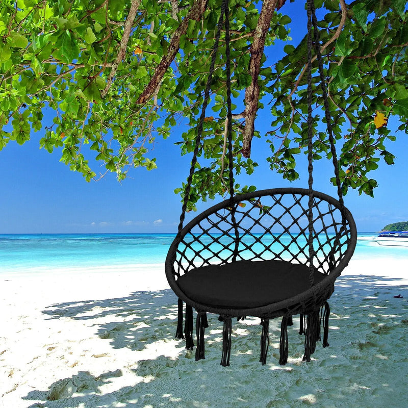 Cushioned Hammock Swing Chair with Hanging Kit by DirectDeals
