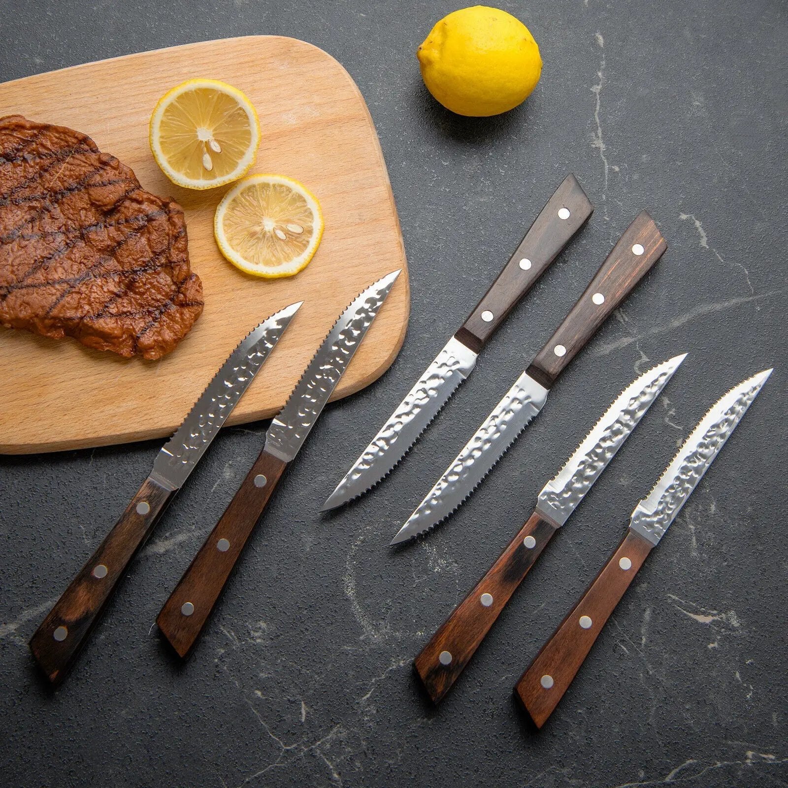 15 Pieces Stainless Steel Knife Set with Ergonomic Handle by DirectDeals