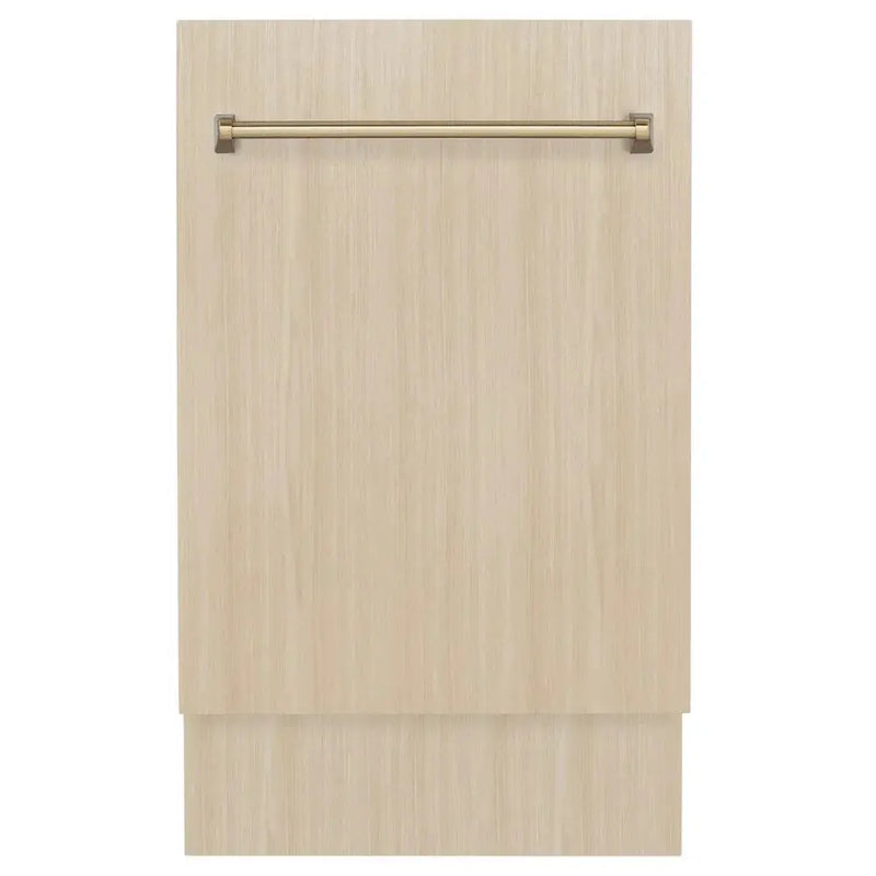 ZLINE Autograph 18" Dishwasher Stainless, Champagne Bronze DWVZ-18-CB by Farmhouse Kitchen and Bath