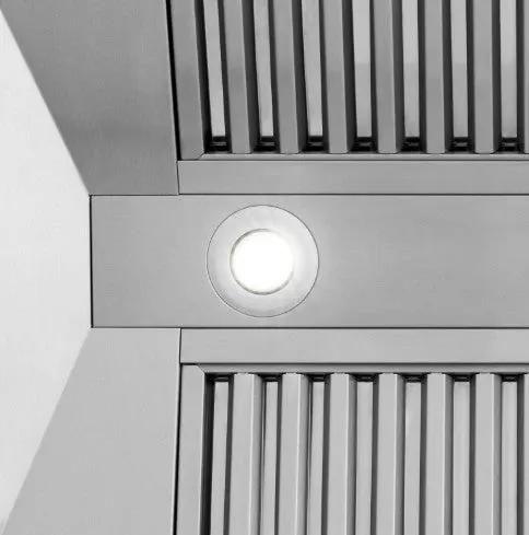 ZLINE 36" Autograph Stainless Wall Range Hood, 8654STZ-WM36-G by Farmhouse Kitchen and Bath
