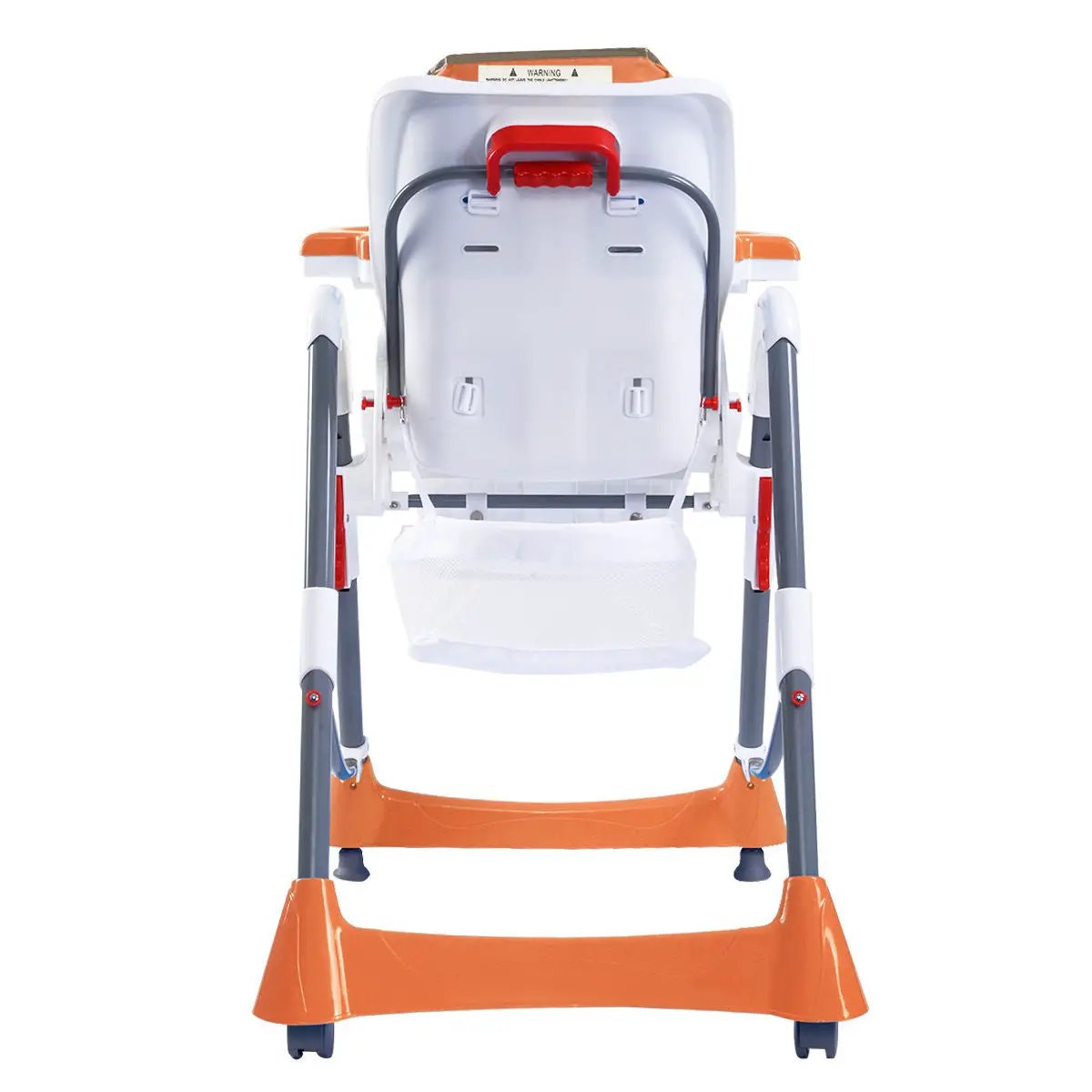 Portable Folding Baby High Chair Toddler Feeding Seat-orange by DirectDeals