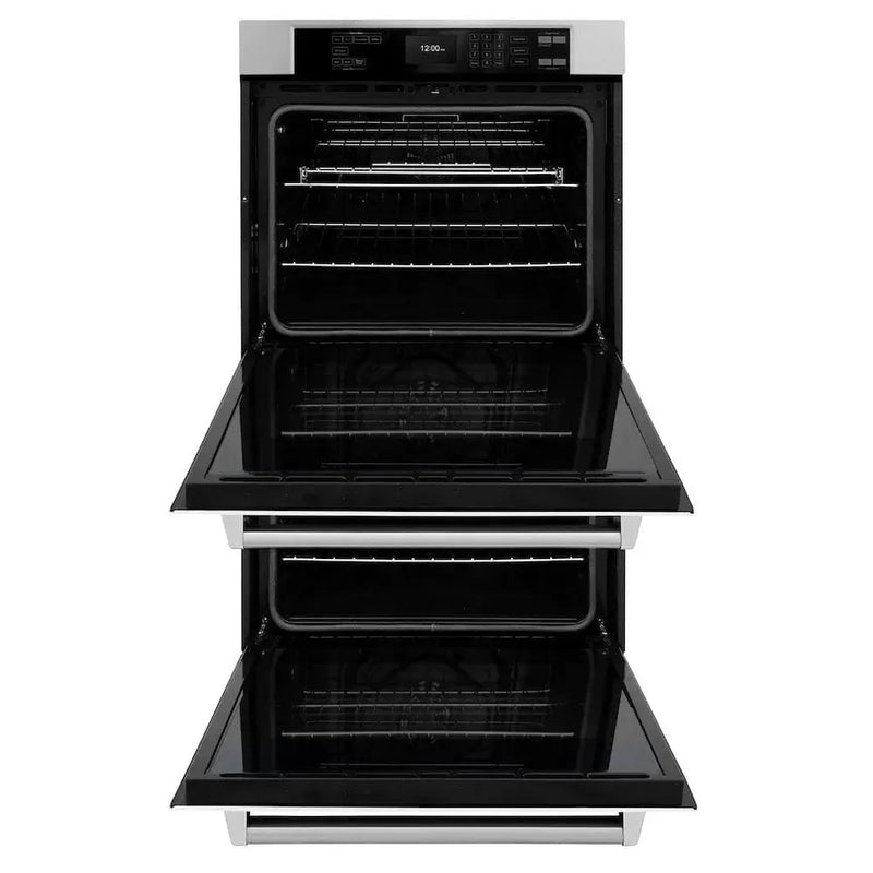 ZLINE 30"Professional True Convection Double Wall Oven, Air Fry, Self Clean, White Mattel WAD-WM-30 by Farmhouse Kitchen and Bath