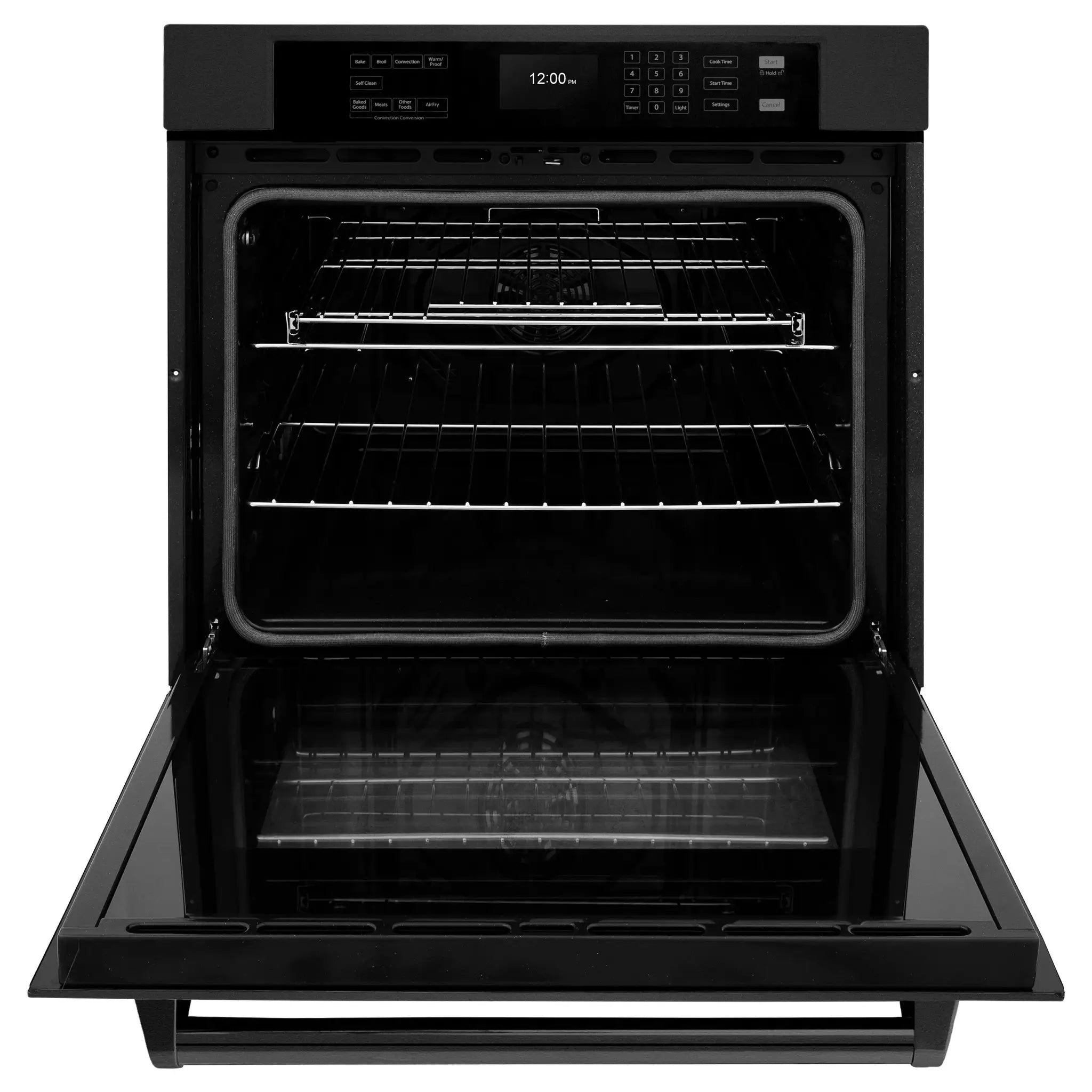 ZLINE 30 "Professional True Convection Single Wall Oven, Air Fry, Self Clean, Black Stainless Steel, WASB-30 by Farmhouse Kitchen and Bath