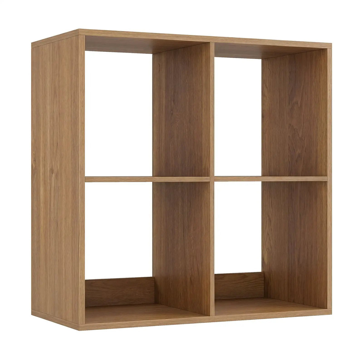 4 Cube Bookshelf with Back Guardrail for Living Room Bedroom, photo 11 of 11