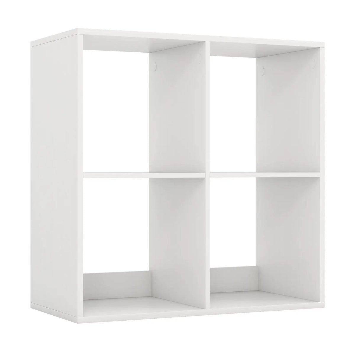 4 Cube Bookshelf with Back Guardrail for Living Room Bedroom, photo 3 of 11
