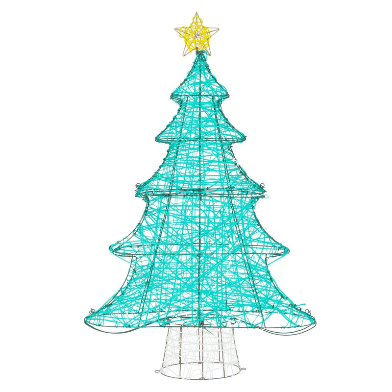 4 Feet Lighted Artificial Christmas Tree with 520 LED Lights and Top Star by DirectDeals