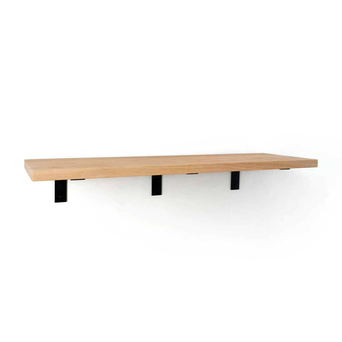 Deep Shelf with Black Steel L Brackets, photo 3 of 8