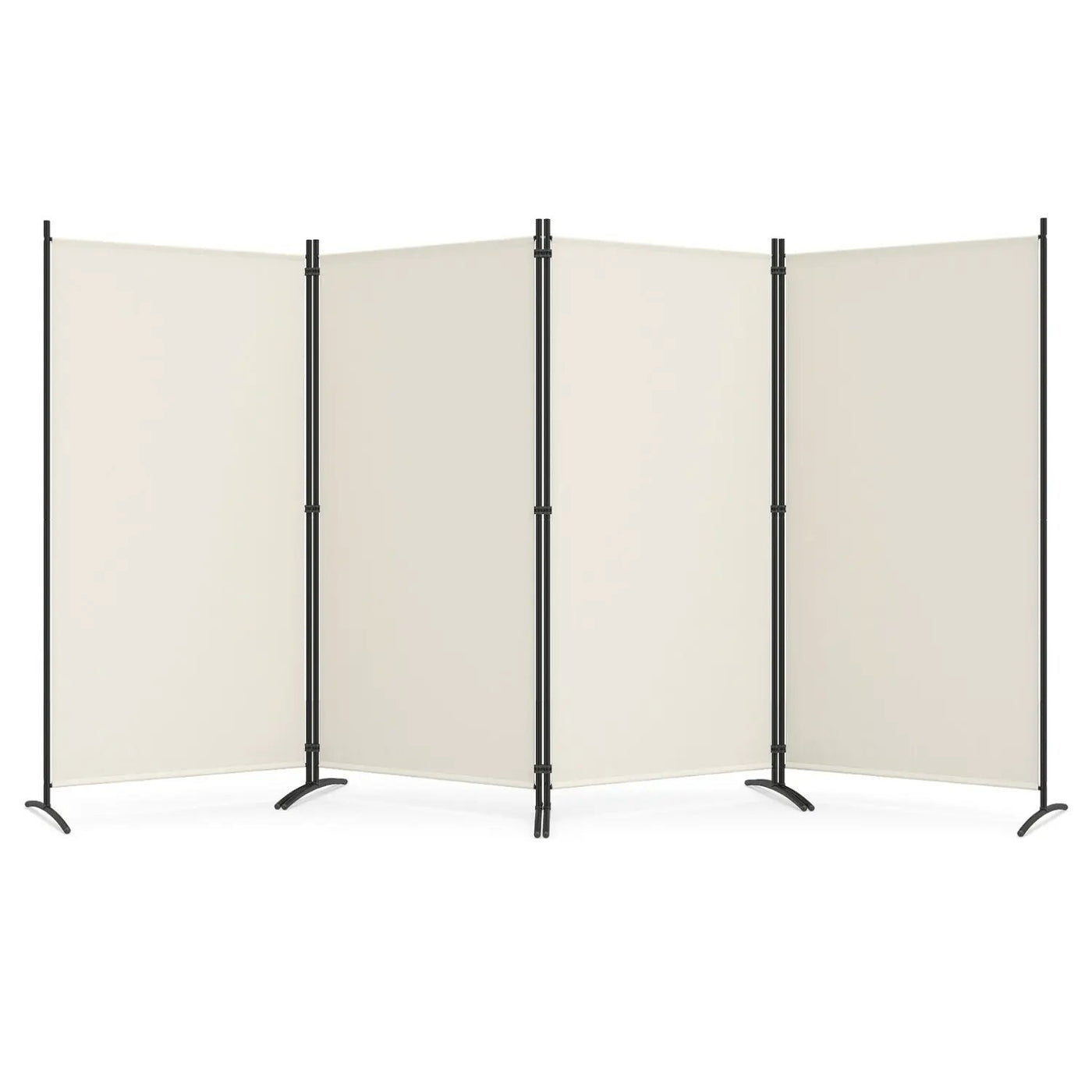 4 Panel Room Divider Screen 6 FT Tall Folding Privacy Partition by DirectDeals