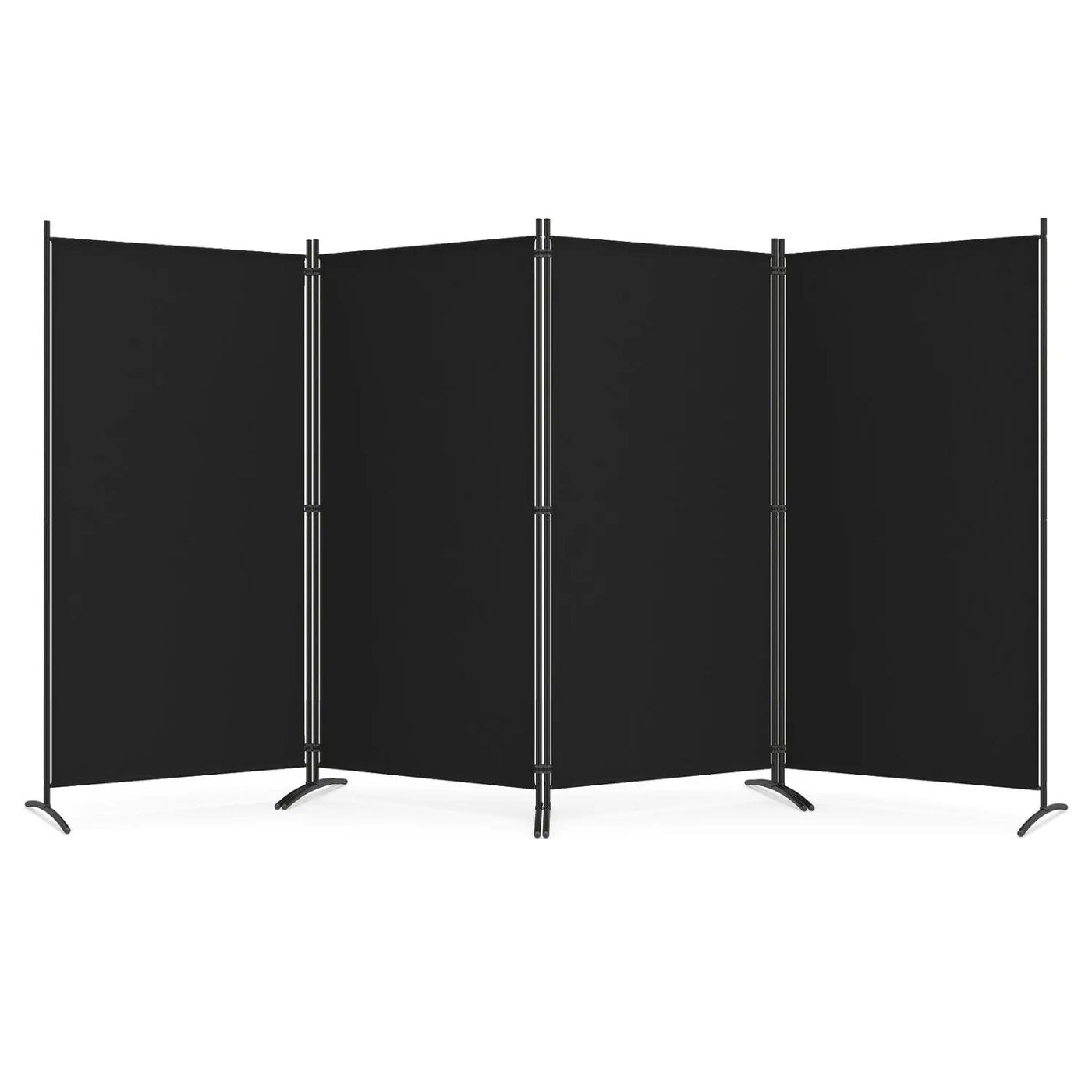 4 Panel Room Divider Screen 6 FT Tall Folding Privacy Partition by DirectDeals