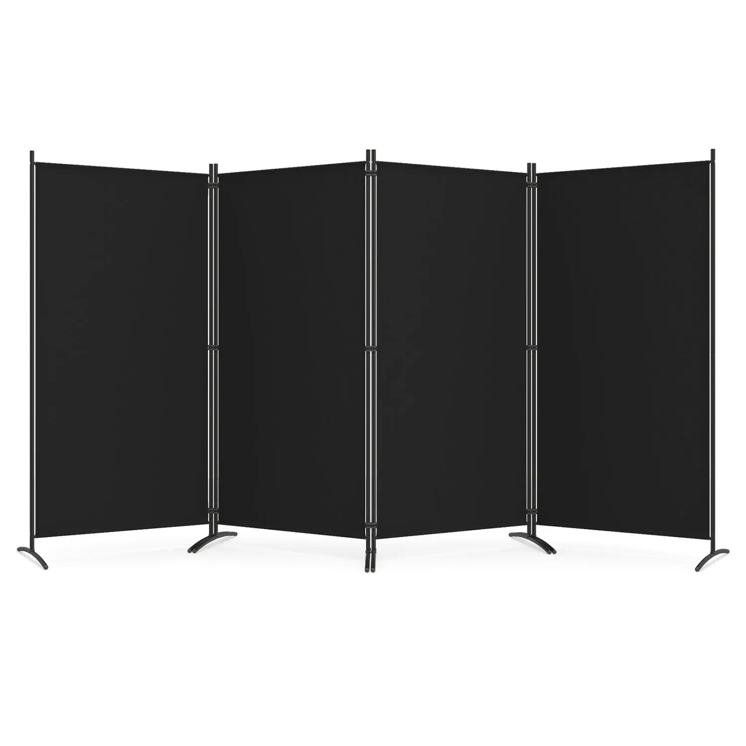 4 Panel Room Divider Screen 6 FT Tall Folding Privacy Partition by DirectDeals