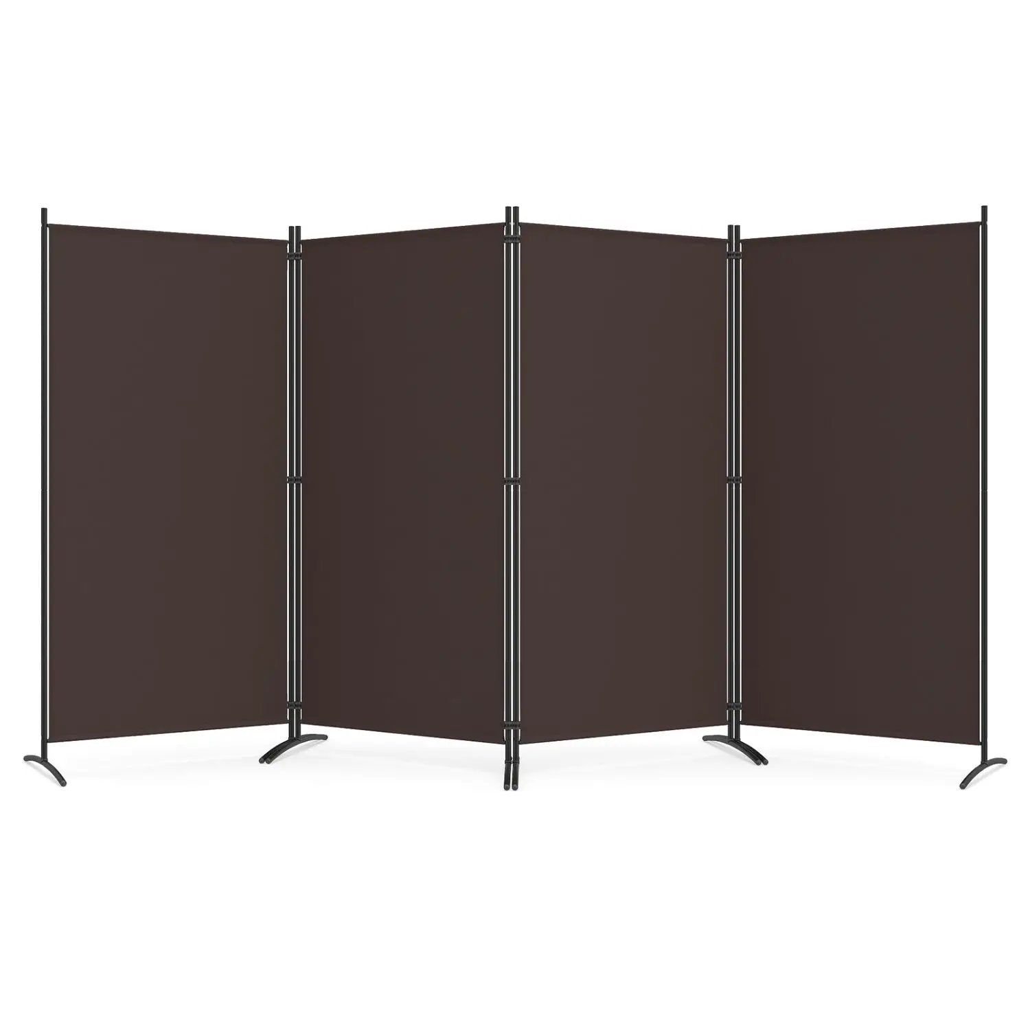 4 Panel Room Divider Screen 6 FT Tall Folding Privacy Partition by DirectDeals