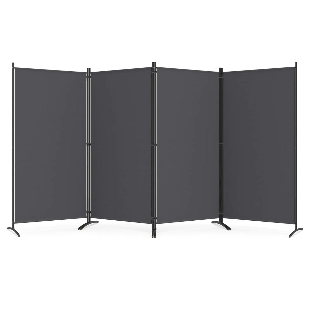 4 Panel Room Divider Screen 6 FT Tall Folding Privacy Partition by DirectDeals