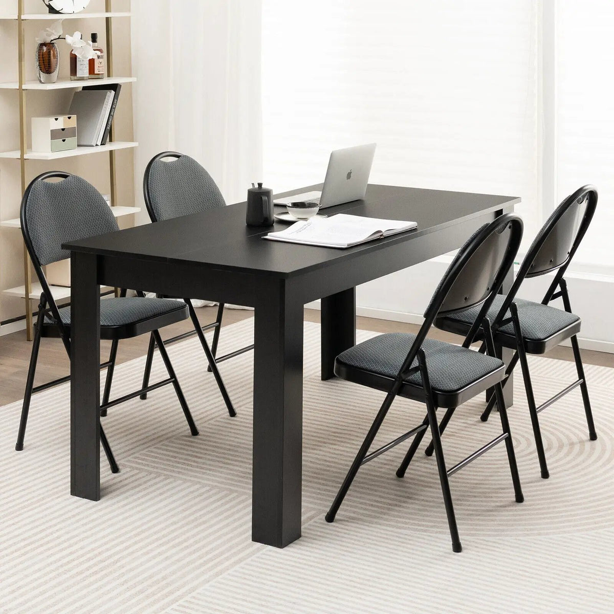2/4 Pieces Padded Folding Dining Chairs with Backrest, photo 14 of 16