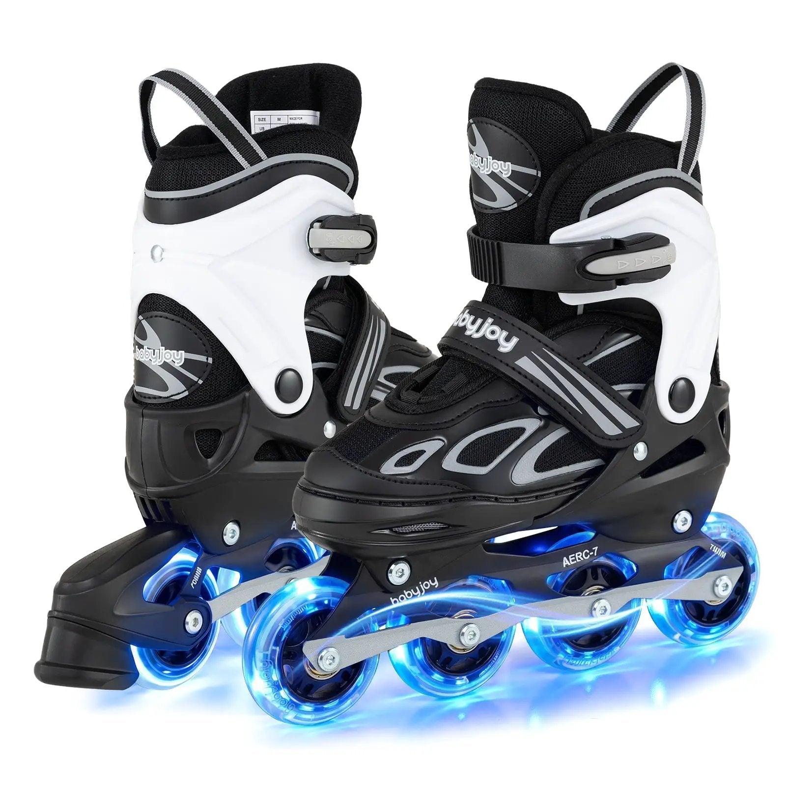 4 Sizes Adjustable Blade Roller with Light-up Wheels for Youth by DirectDeals