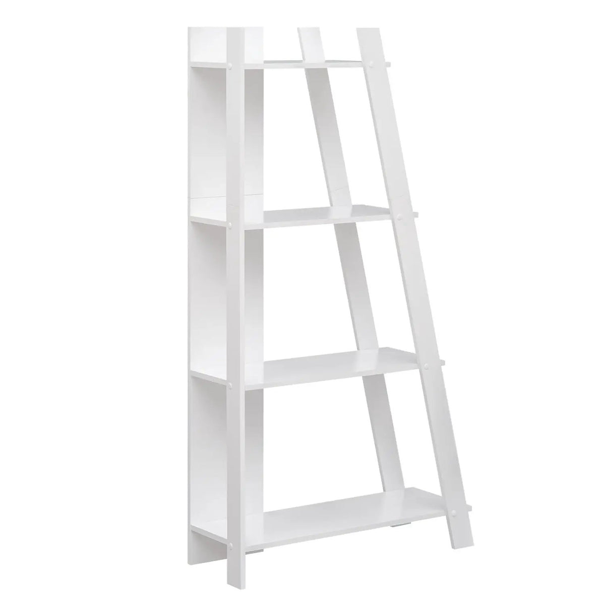 4-Tier Modern Bookshelf Wooden Vertical Display Book Shelf for Small Space, photo 3 of 4