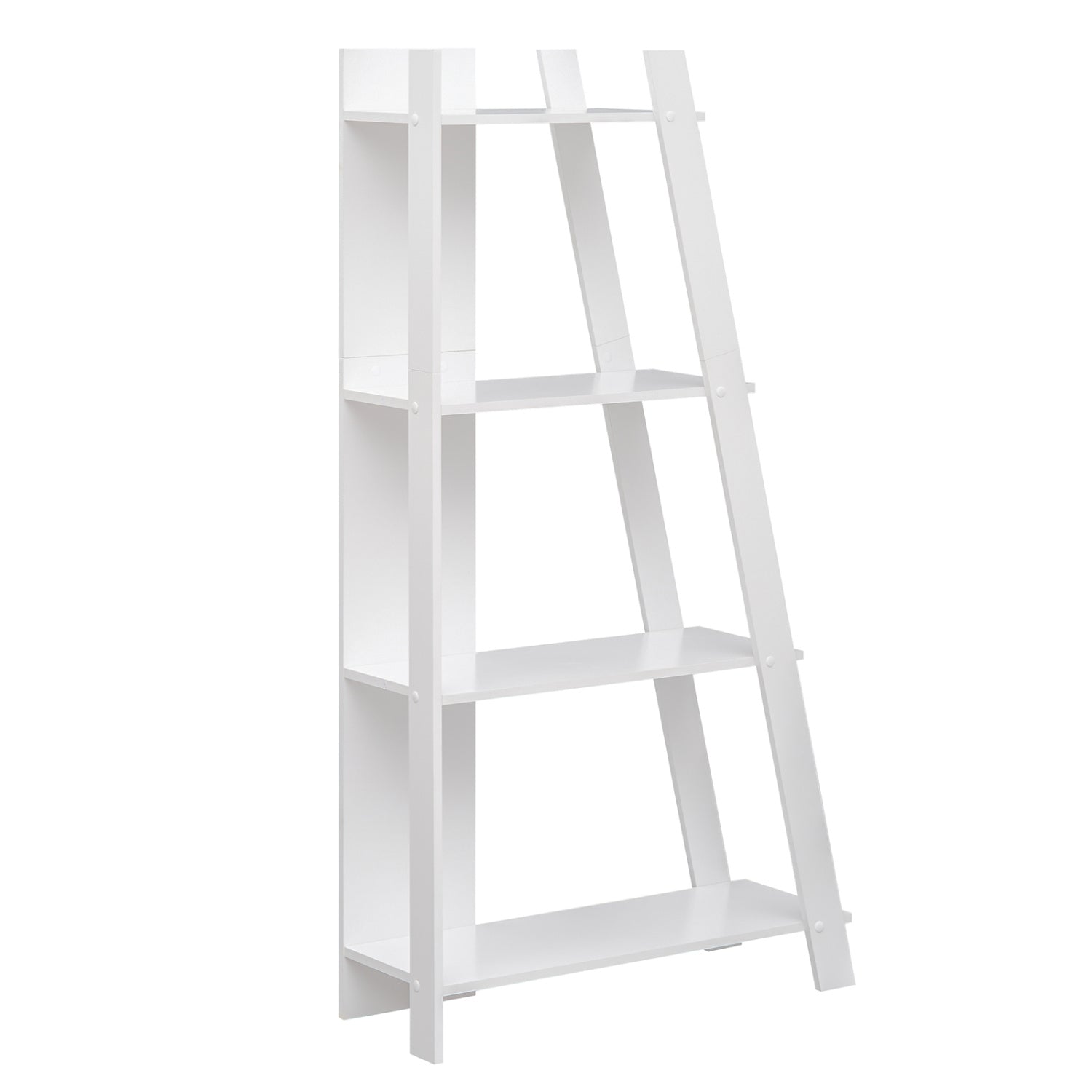 4-Tier Modern Bookshelf Wooden Vertical Display Book Shelf for Small Space by DirectDeals