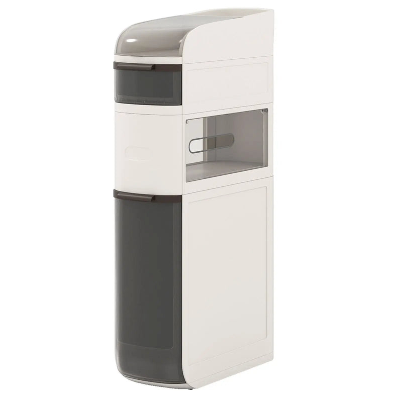 5-Tier Narrow Bathroom Storage Cabinet with Drawers and Tissue Box by DirectDeals